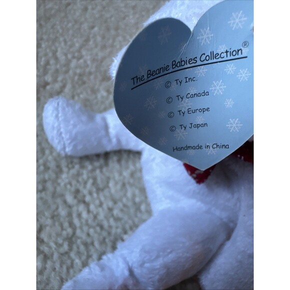 Ty Beanie Babies 2000 Holiday Teddy Christmas Bear Retired - Picture 6 of 9